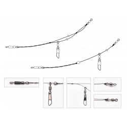 Коннектор с вертлюжком для поводков CRESTA HOOK LENGTH CONNECTION SWIVEL